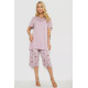Піжама жіноча з принтом, колір бузковий, 243R6762