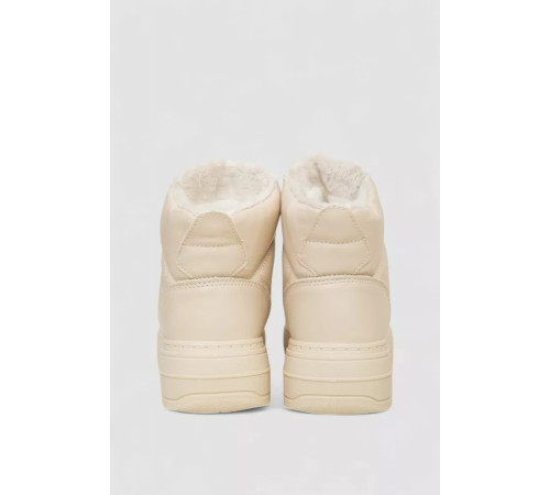 Кроссовки женские зимние на меху, бежевый, 248RTM170