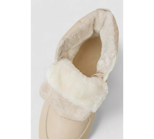 Кроссовки женские зимние на меху, бежевый, 248RTM170