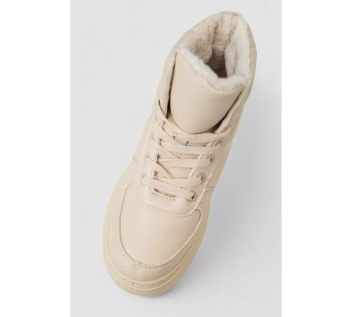 Кроссовки женские зимние на меху, бежевый, 248RTM170
