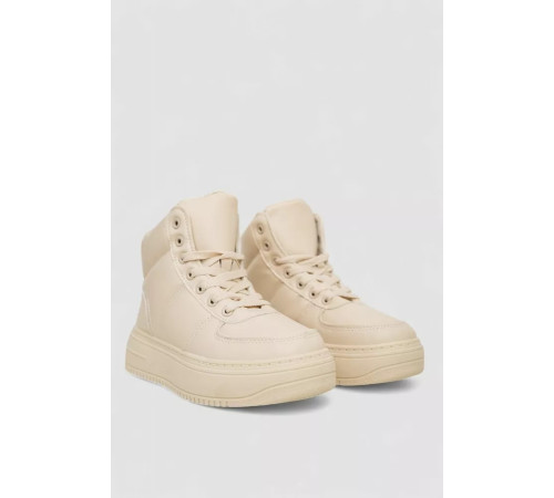 Кроссовки женские зимние на меху, бежевый, 248RTM170