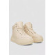 Кроссовки женские зимние на меху, бежевый, 248RTM170