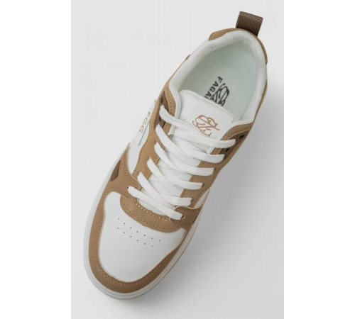 Кроссовки мужские демисезонные, цвет бело-бежевый, 243RHK37