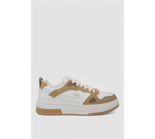 Кроссовки мужские демисезонные, цвет бело-бежевый, 243RHK37