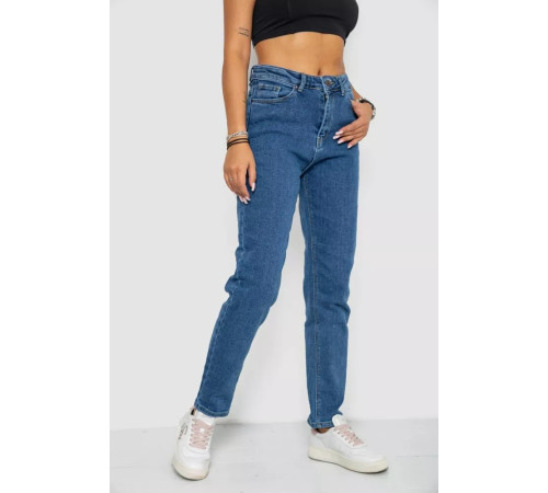 Джинсы женские MOM, цвет синий, 244R920