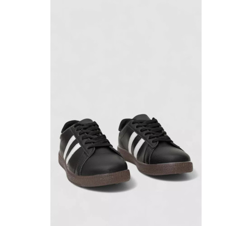 Кросівки жіночі шкіра, колір чорно-білий, 248RL2420-2