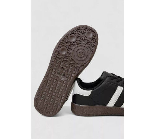 Кросівки жіночі шкіра, колір чорно-білий, 248RL2420-2