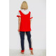 Жіноча піжама з принтом, колір червоний, 243R1600-030-1