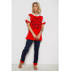 Жіноча піжама з принтом, колір червоний, 243R1600-030-1