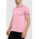 Поло мужское однотонное, цвет розовый, 214R2138