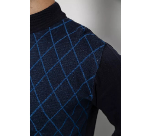 Свитер мужской повседневный, цвет темно-синий, 247R5024.