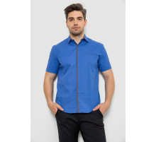 Рубашка мужская с принтом, цвет электрик, 214R7028