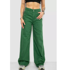 Джинси жіночі, колір зелений, 250R1071