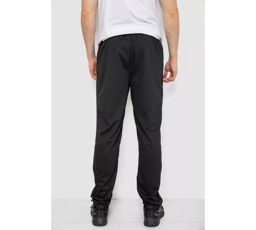 Спорт штани чоловічі, колір чорний, 244R41745