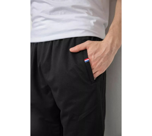 Спорт штани чоловічі, колір чорний, 244R41745