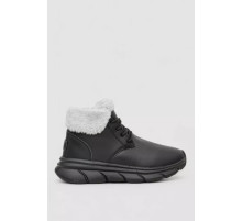 Ботинки зимние женские на меху, цвет черно-серый, 248RCX663-1