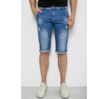 Шорти чоловічі джинсові, колір синій, 244RLS22-0216