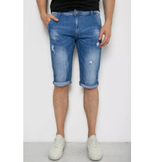 Шорты мужские джинсовые, цвет синий, 244RLS22-0216