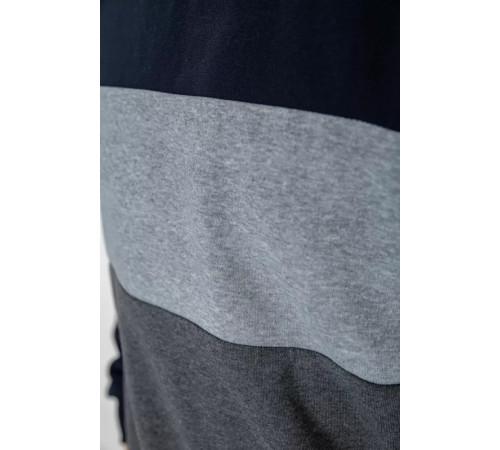 Батник мужской на флисе, цвет сине-серый, 244R2349