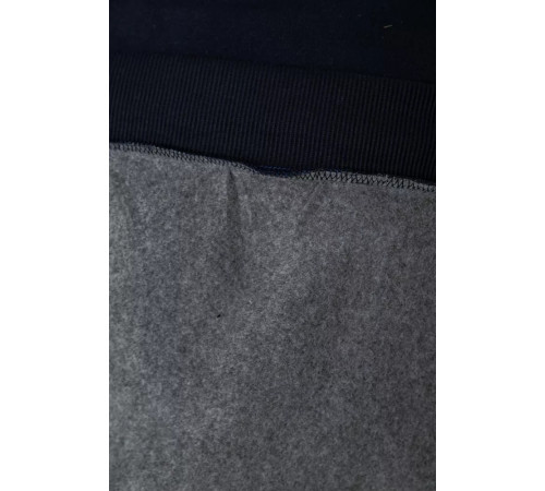 Батник мужской на флисе, цвет сине-серый, 244R2349