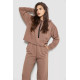Спортивний костюм жіночий двонитка, колір мокко, 252R500