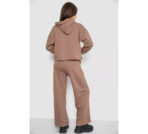 Спортивний костюм жіночий двонитка, колір мокко, 252R500