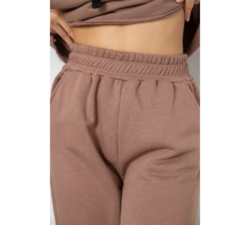 Спортивний костюм жіночий двонитка, колір мокко, 252R500