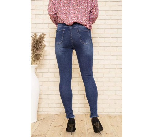 Джинси жіночі скінні, Сині, 164R9011