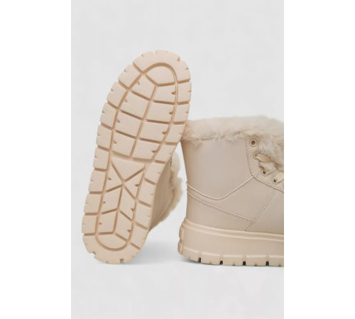 Черевики зимові жіночі на хутрі, колір бежевий, 248RCX623