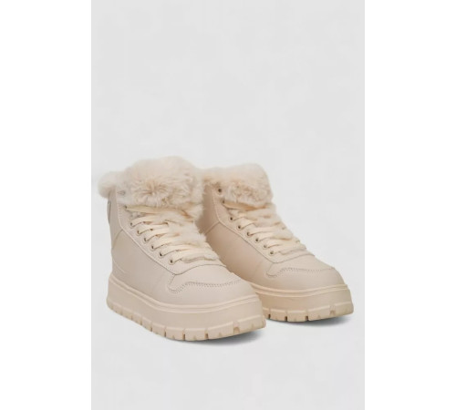 Черевики зимові жіночі на хутрі, колір бежевий, 248RCX623