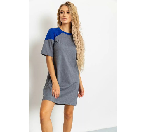 Сукня, колір сіро-синій, 167R791