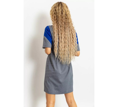Сукня, колір сіро-синій, 167R791