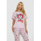 Женская пижама с принтом 243R15484, цвет Розовый