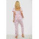 Женская пижама с принтом 243R15484, цвет Розовый