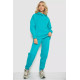 Спортивний костюм жіночий на флісі, колір бірюзовий, 247R10765