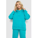 Спортивний костюм жіночий на флісі, колір бірюзовий, 247R10765