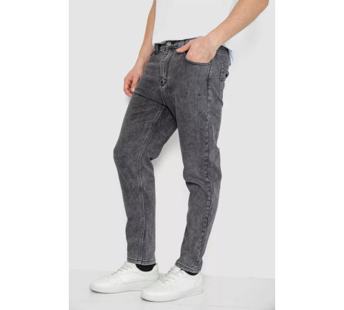 Джинси чоловічі однотонні, колір сірий, 244R8570-1