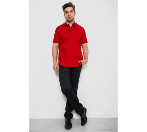 Сорочка чоловіча, колір червоний, 214R7447