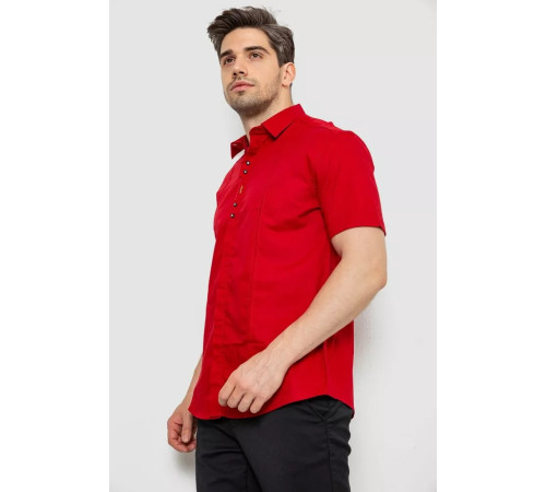 Сорочка чоловіча, колір червоний, 214R7447