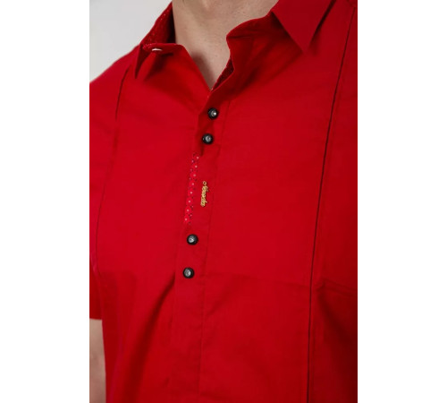 Сорочка чоловіча, колір червоний, 214R7447