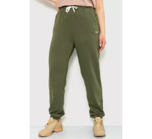 Спорт штани жіночі демісезонні, колір хакі, 129R1488