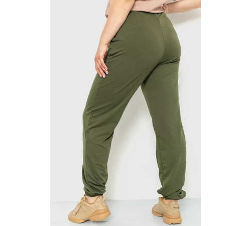 Спорт штани жіночі демісезонні, колір хакі, 129R1488