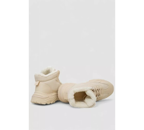 Черевики зимові жіночі на хутрі 248RDM09-1, колір Бежевий