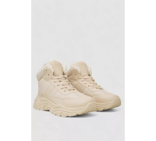 Черевики зимові жіночі на хутрі 248RDM09-1, колір Бежевий