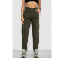 Джинсы женские Mom's, цвет хаки, 182R1724
