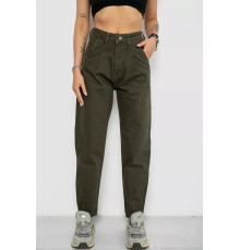 Джинси жіночі Mom's, колір хакі, 182R1724