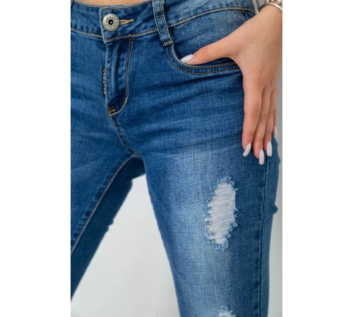 Джинсы женские, цвет синий, 244R8157
