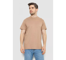 Футболка мужская базовая, цвет бежевый, 244R20603.