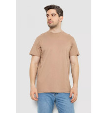 Футболка мужская базовая, цвет бежевый, 244R20603.