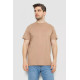 Футболка мужская базовая, цвет бежевый, 244R20603.